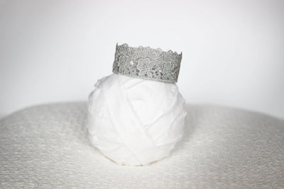 Flora Newborn Lace Baby Crown - Beautiful Photo Props