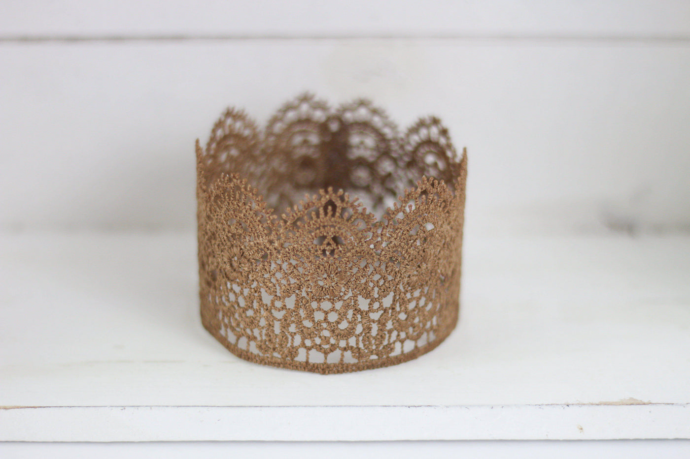 Olivia Newborn Lace Baby Crown - Beautiful Photo Props