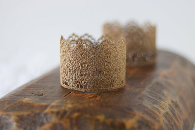 Olivia Newborn Lace Baby Crown - Beautiful Photo Props