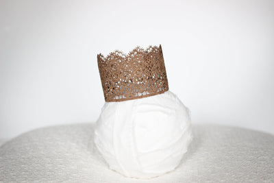 Olivia Newborn Lace Baby Crown - Beautiful Photo Props