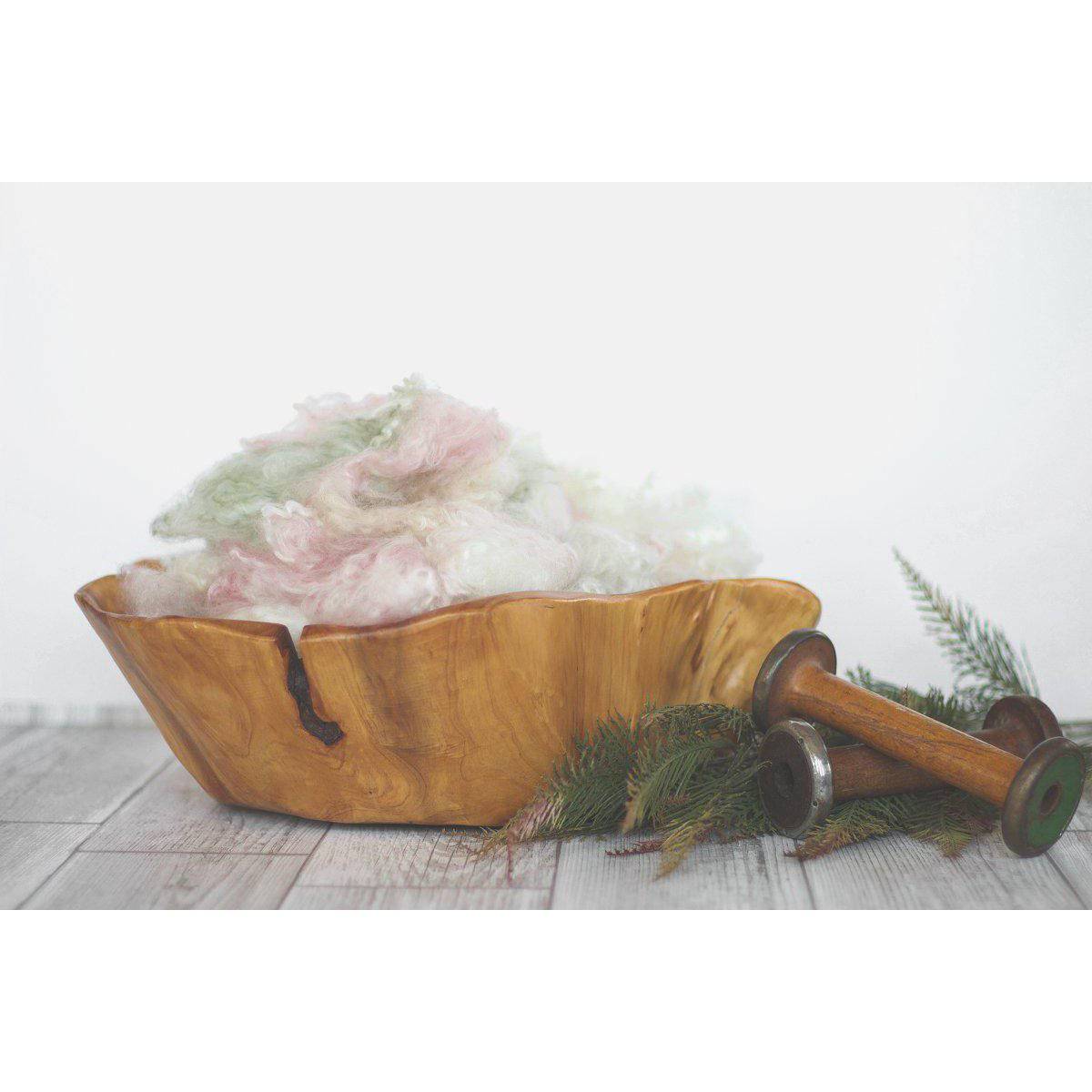 Rose Garden Newborn Fluff Cloud Basket Filler Nest Stuffer - Beautiful Photo Props