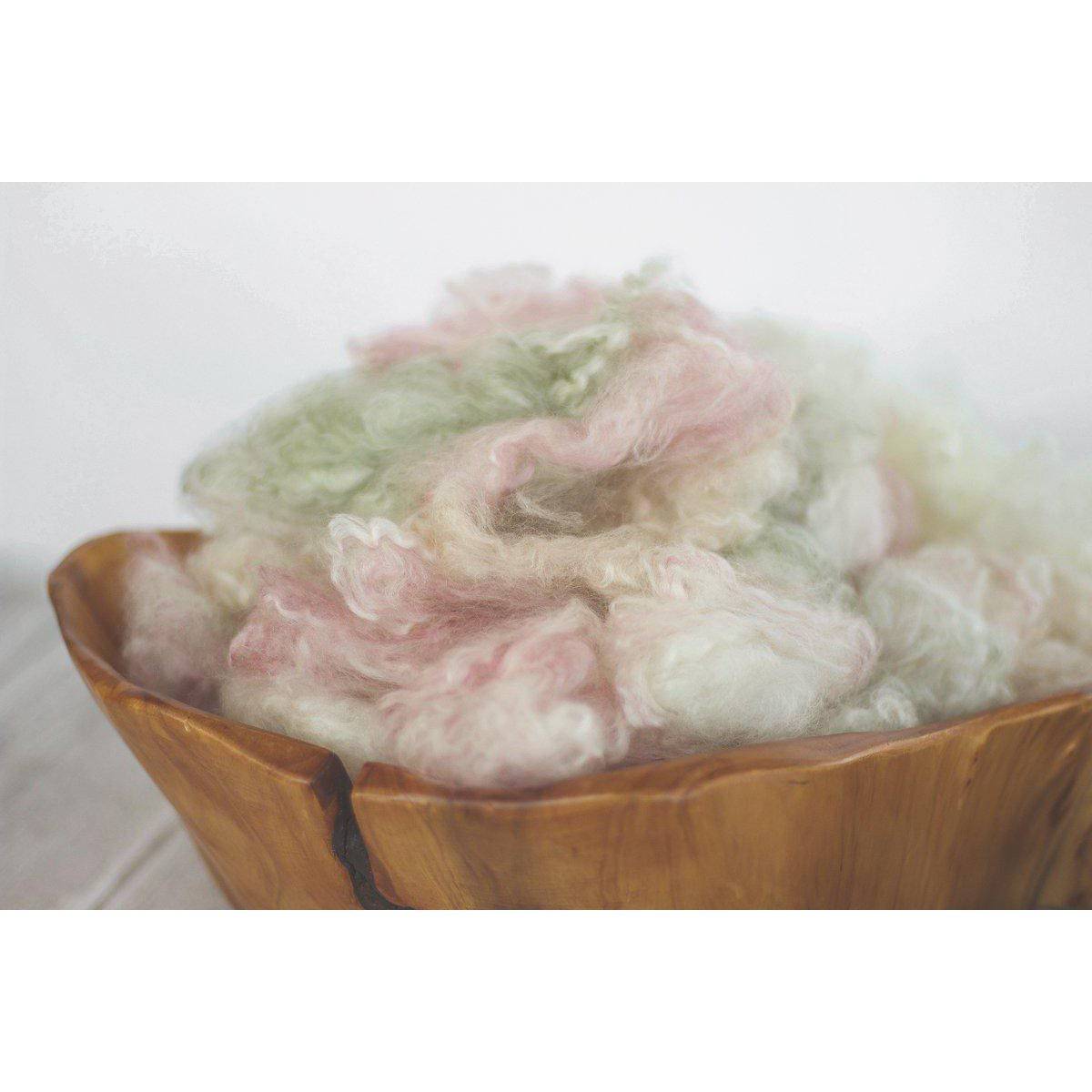 Rose Garden Newborn Fluff Cloud Basket Filler Nest Stuffer - Beautiful Photo Props