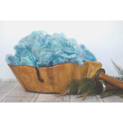 Waterfall Blue Newborn Fluff Cloud Basket Filler Nest Stuffer - Beautiful Photo Props