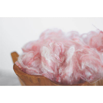 Parfait Pink White Newborn Fluff Cloud Basket Filler Nest Stuffer - Beautiful Photo Props