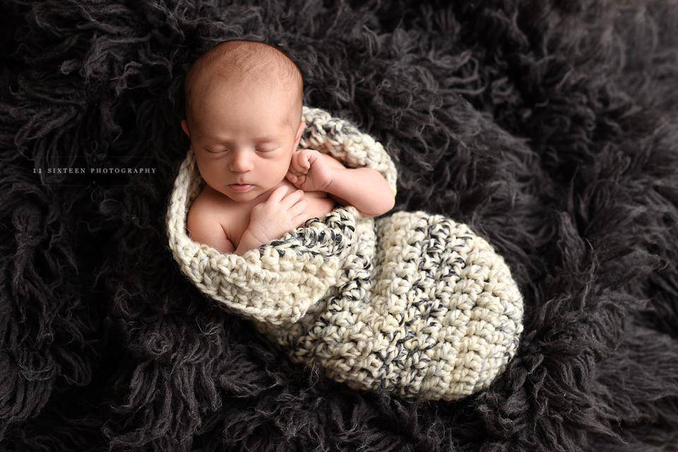 Moonlight Newborn Baby Collared Cocoon - Beautiful Photo Props