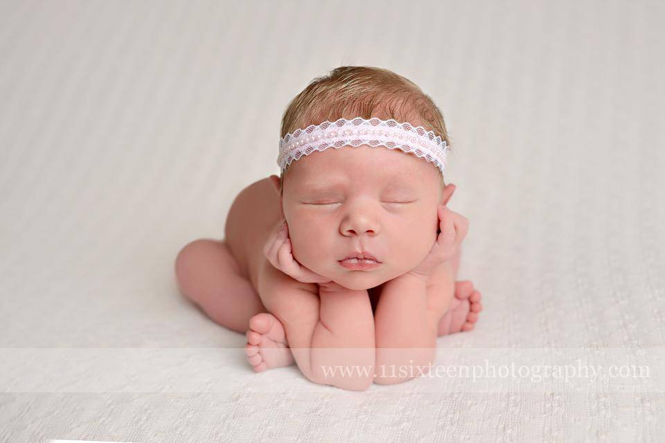 Dainty Pink Pearls Fairy Halo Flower Headband - Beautiful Photo Props