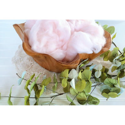 Cotton Candy Pink Newborn Fluff Cloud Basket Filler Nest Stuffer - Beautiful Photo Props
