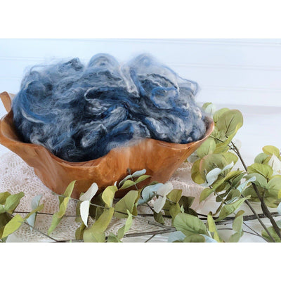 Denim Blue Newborn Fluff Cloud Basket Filler Nest Stuffer - Beautiful Photo Props