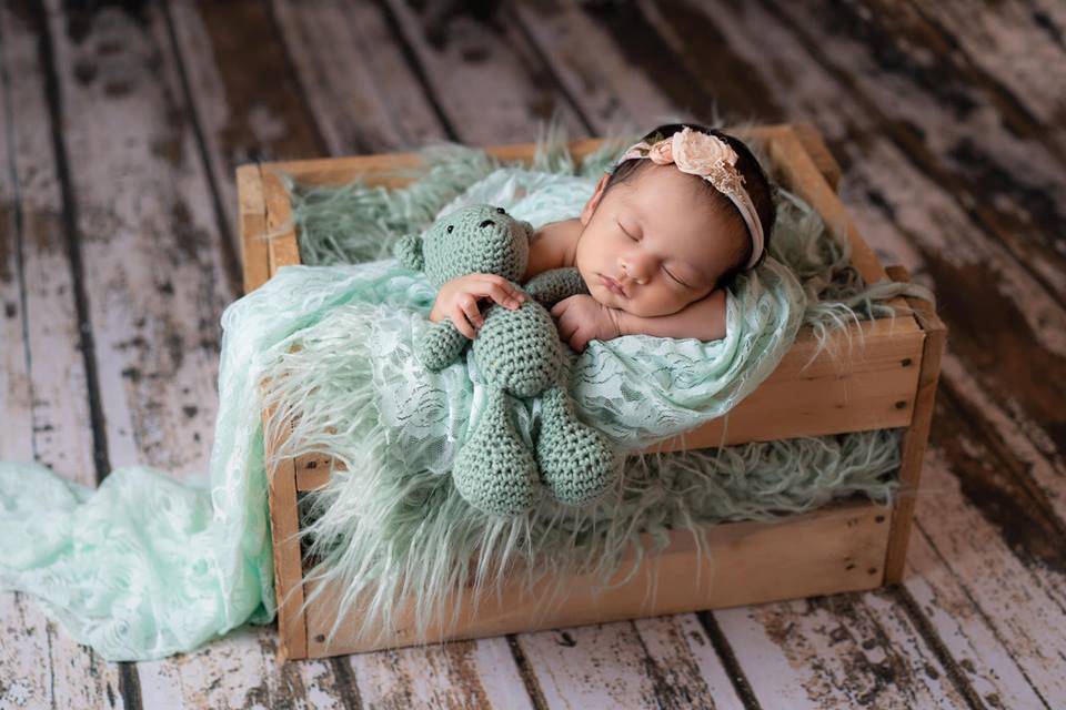 Baby Blue Faux Flokati Alpaca Fur Rug Newborn Photography Prop - Beautiful Photo Props