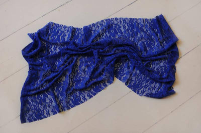 Stretch Lace Wrap in Royal Blue - Beautiful Photo Props