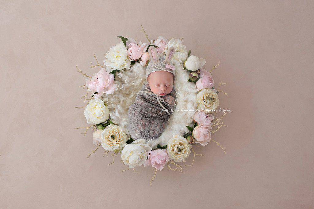Stretch Lace Wrap in Taupe - Beautiful Photo Props