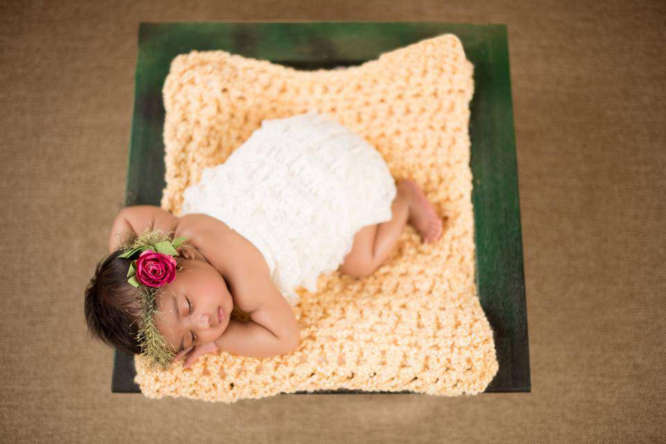 Butter Yellow Mini Baby Blanket - Beautiful Photo Props