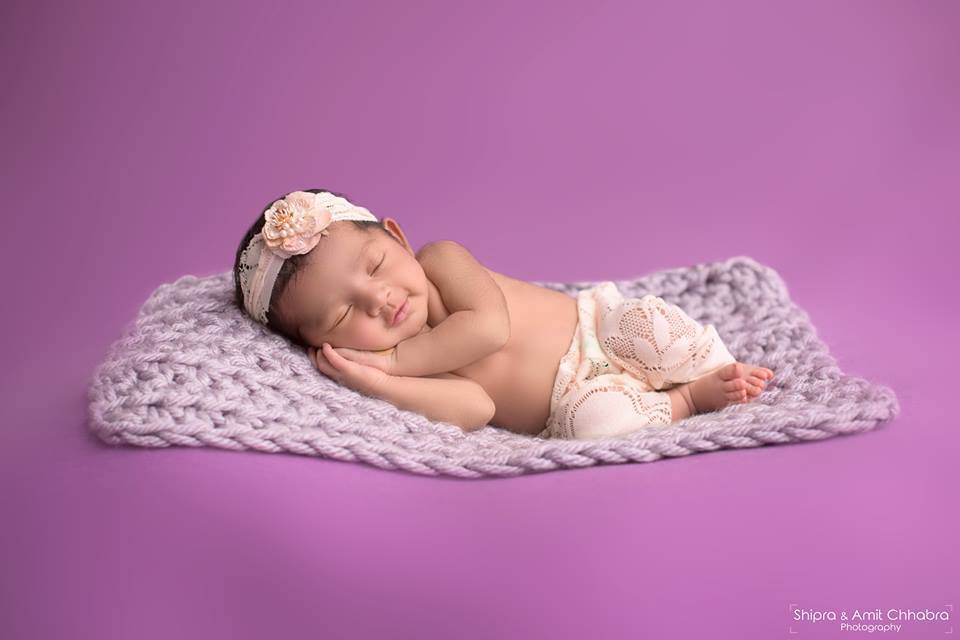 Lavender Purple Baby Blanket - Beautiful Photo Props