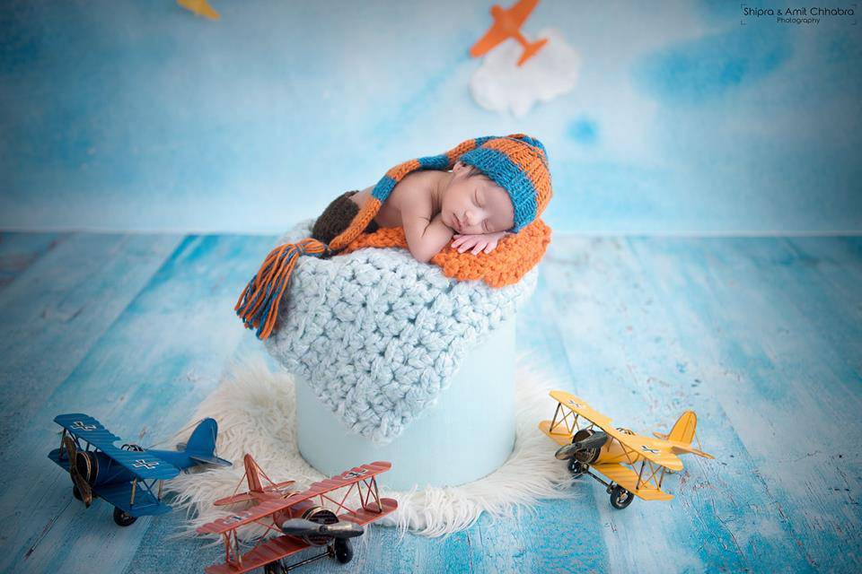 Newborn Powder Puff Baby Blanket - Beautiful Photo Props