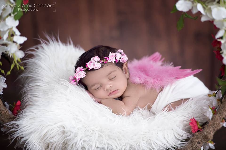 Rose Pink Feather Angel Wings Newborn Baby Photo Prop - Beautiful Photo Props