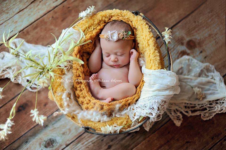 Mustard Yellow Chunky Baby Bowl - Beautiful Photo Props