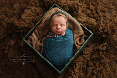 Stretch Knit Wraps Sea Tones - Beautiful Photo Props