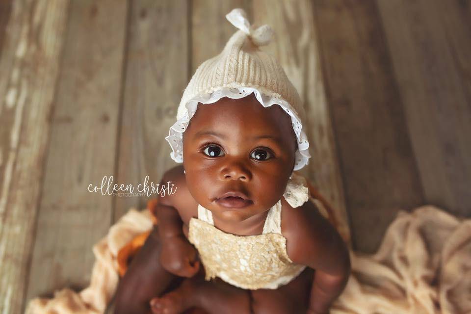 Gold Lace Embroidered Newborn Romper - Beautiful Photo Props