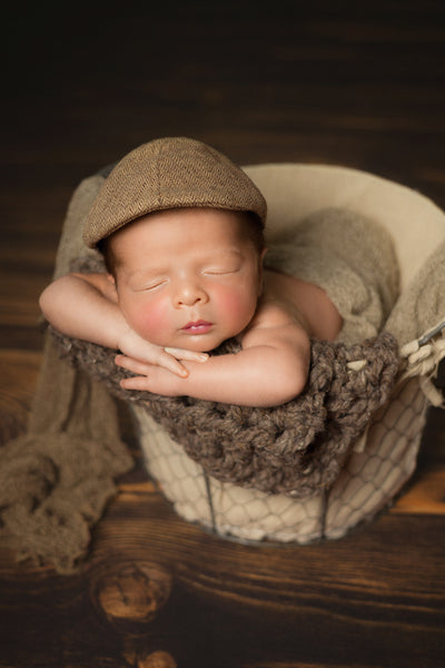 Barley Brown Baby Blanket - Beautiful Photo Props