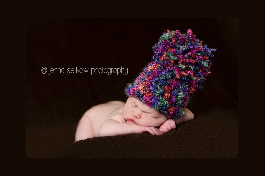 Wild Berries Newborn Pom Hat - Beautiful Photo Props