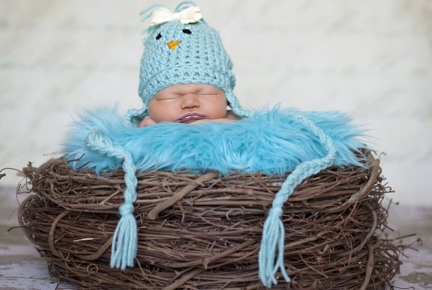 SALE Aqua Blue Mongolian Faux Fur Photography Prop 26X18 - Beautiful Photo Props