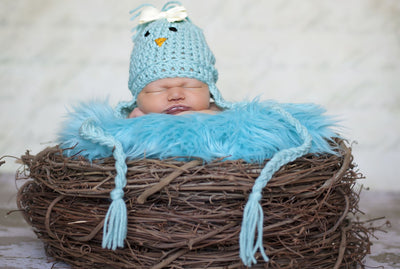 SALE Aqua Blue Mongolian Faux Fur Photography Prop 26X18 - Beautiful Photo Props