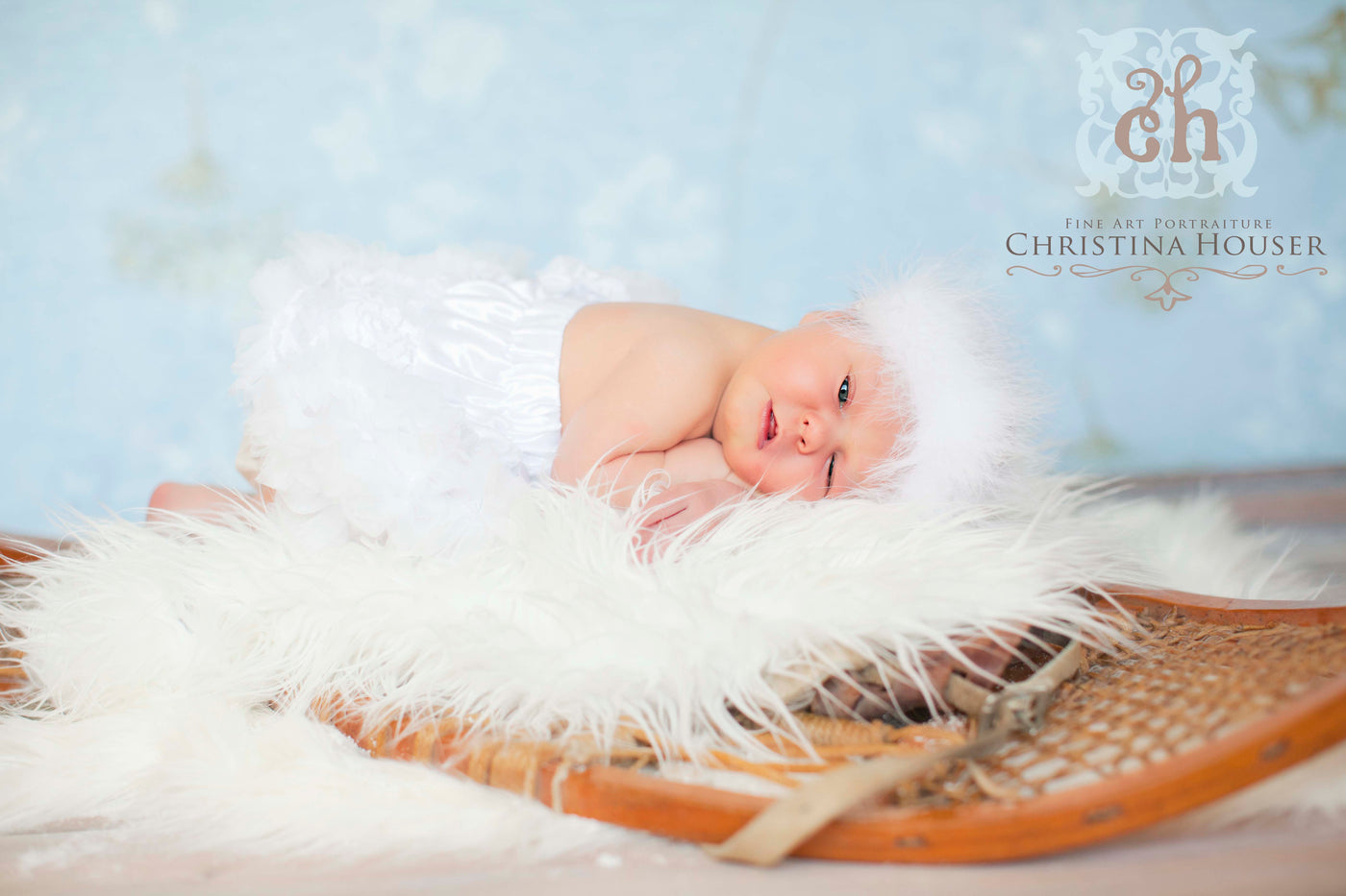 White Mongolian Fur Rug Photography Prop Newborn Baby-Beautiful Photo Props