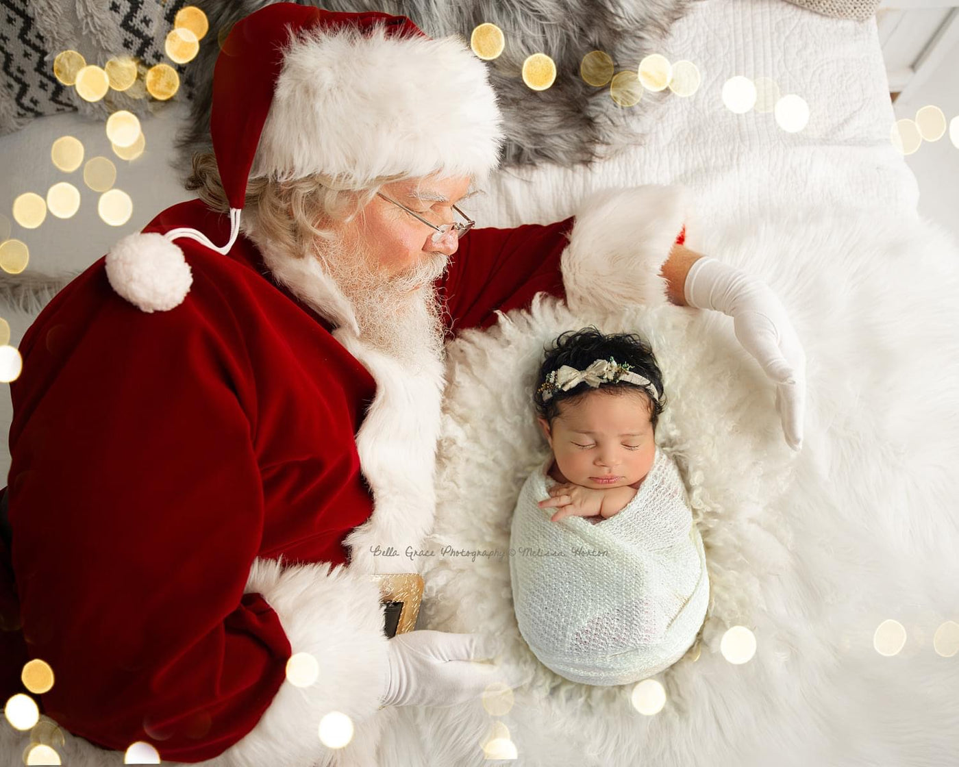White Cloud Woven Fabric Newborn Wrap - Beautiful Photo Props