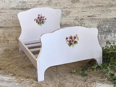 Handmade Wooden Floral Newborn Bed Prop - Beautiful Photo Props