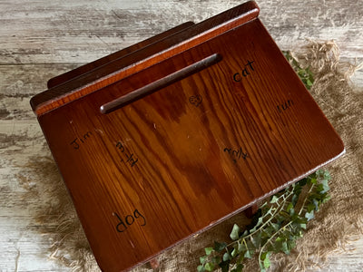Americana Newborn Vintage Wooden School Desk - Beautiful Photo Props