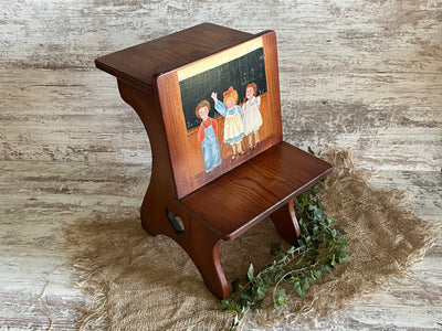 Americana Newborn Vintage Wooden School Desk - Beautiful Photo Props