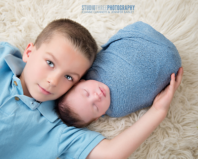 SET Dark Blue Jean and Light Blue Stretch Knit Newborn Baby Wraps - Beautiful Photo Props